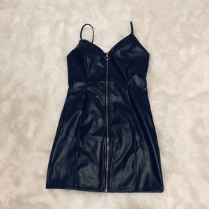 Black Leather Dress